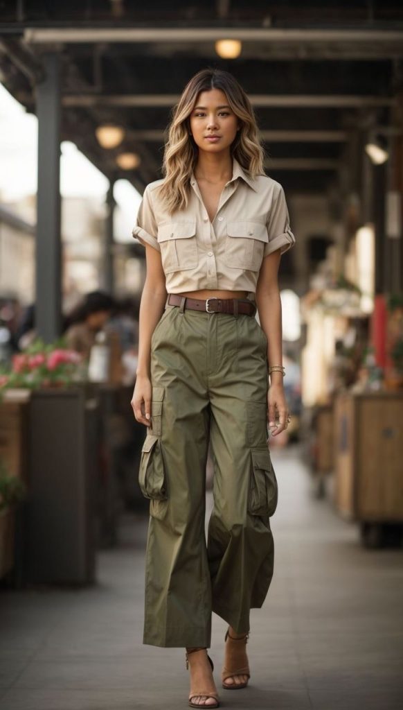 How to Style Cargo Pants for Petite Ladies